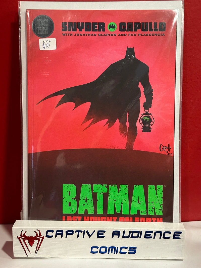 Batman: Last Knight On Earth #1 - NM+