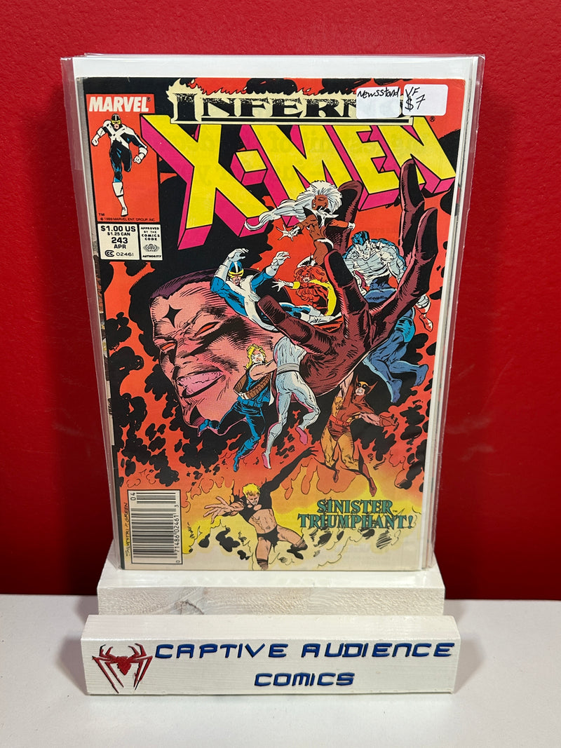 Uncanny X-Men, Vol. 1 #243 - Newsstand - VF