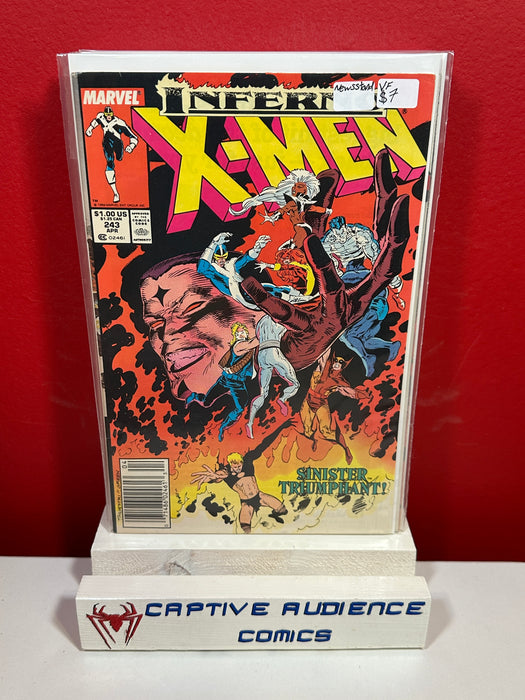 Uncanny X-Men, Vol. 1 #243 - Newsstand - VF