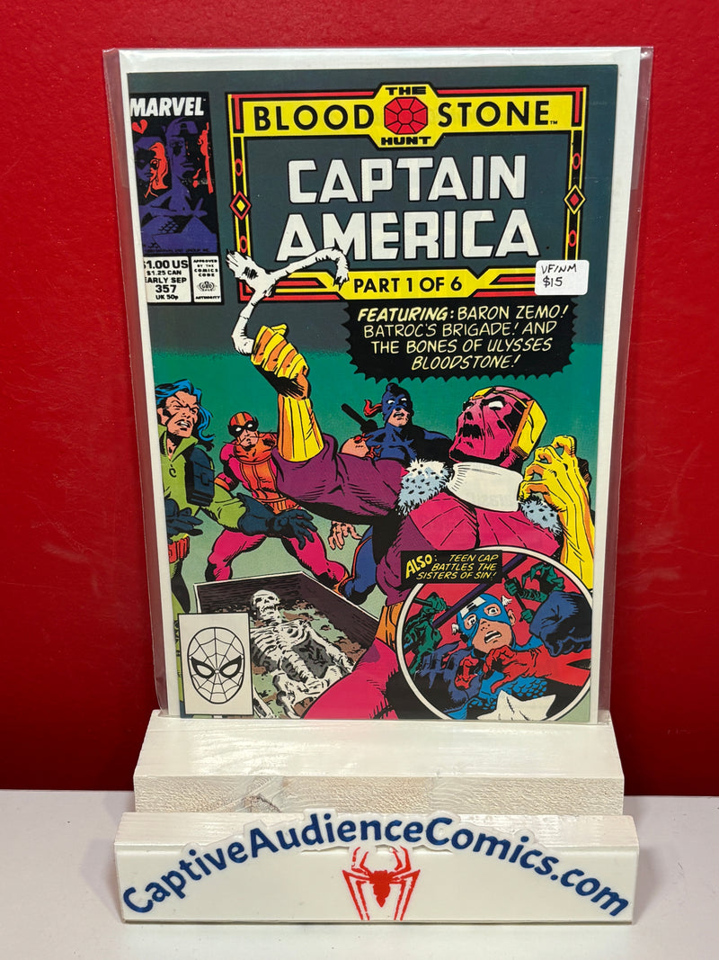 Captain America, Vol. 1 #357 - VF/NM