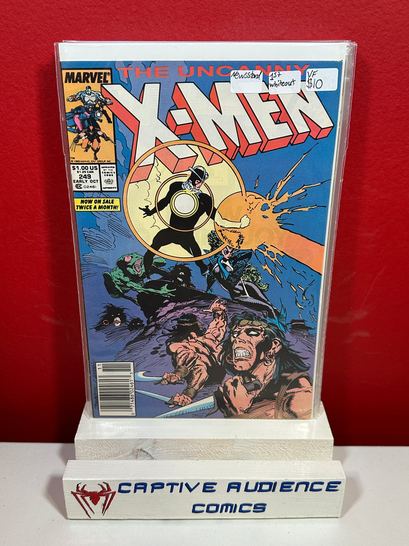 Uncanny X-Men, Vol. 1 #249 - Newsstand - 1st Whiteout - VF