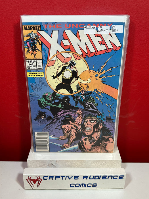 Uncanny X-Men, Vol. 1 #249 - Newsstand - 1st Whiteout - VF