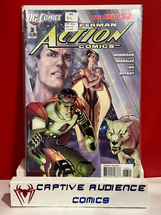 Action Comics, Vol. 2 #3 - 1:25 Ratio Gene Ha Variant - NM