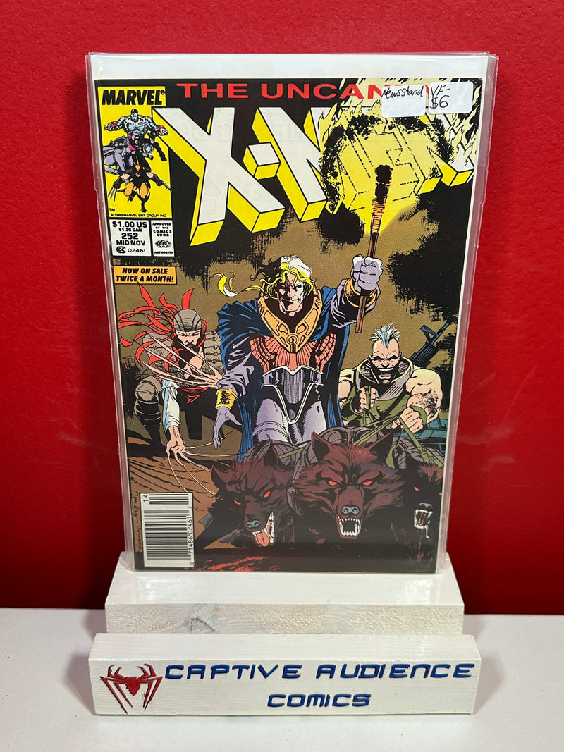 Uncanny X-Men, Vol. 1 #252 - Newsstand - VF-