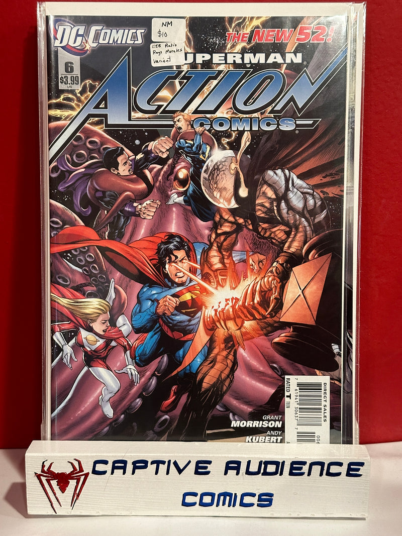 Action Comics, Vol. 2 #6 - 1:25 Ratio Rage Morales Variant - NM