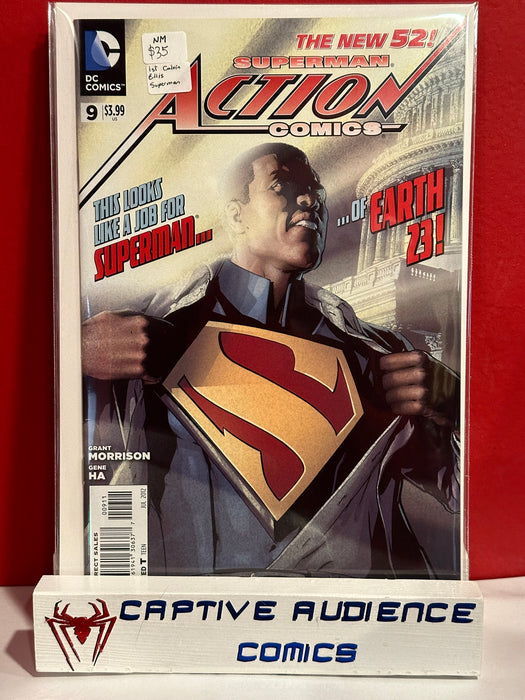 Action Comics, Vol. 2 #9 - 1:25 Ratio Ellis Superman - NM