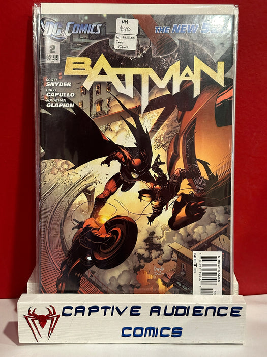 Batman, Vol. 2 #2 - 1st William Cobb Talon - NM