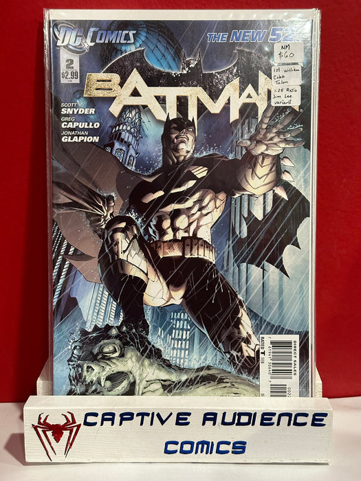 Batman, Vol. 2 #2 - 1st William Cabb Talon - 1:25 Ratio Jim Lee Variant - NM