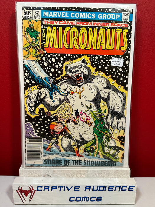 Micronauts, Vol. 1 #32 - Newsstand Variant - VF-