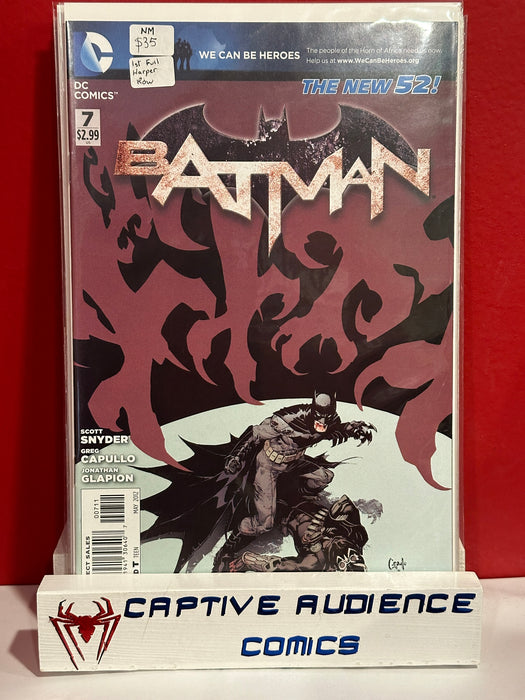 Batman, Vol. 2 #7 - 1st Full Harper Row - NM