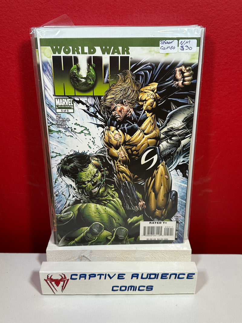 World War Hulk #5 - Skaar Cameo - NM