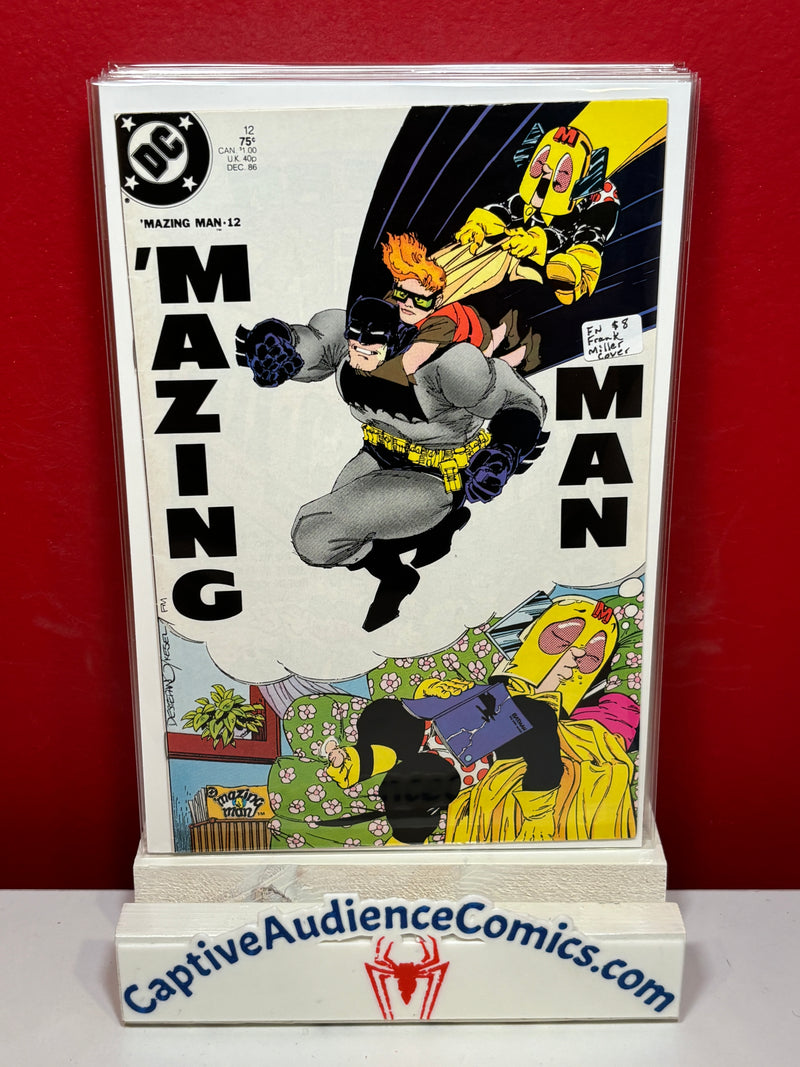 'Mazing Man #12 - Frank Miller Cover - FN