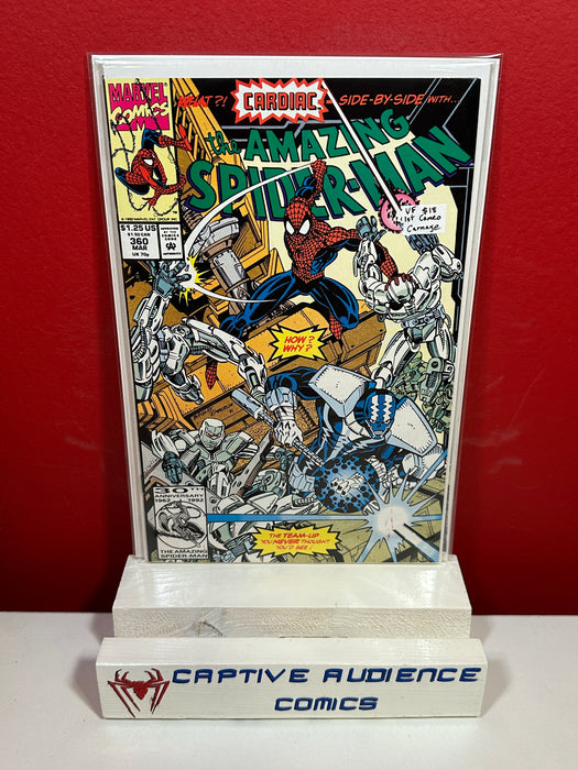Amazing Spider-Man, The Vol. 2 #360 - 1st Cameo Carnage - VF