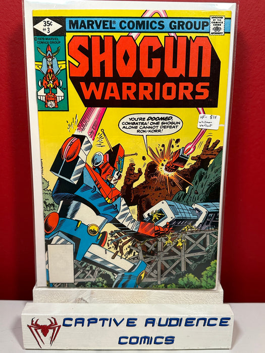 Shogun Warriors #3 - Whitman Variant - VF-