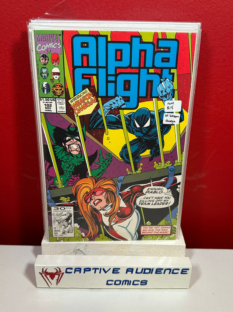 Alpha Flight, Vol. 1 #102 - 1st Weapon Omega - NM