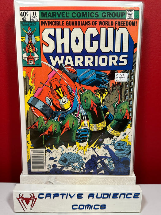 Shogun Warriors #11 - Newsstand Variant - VF-