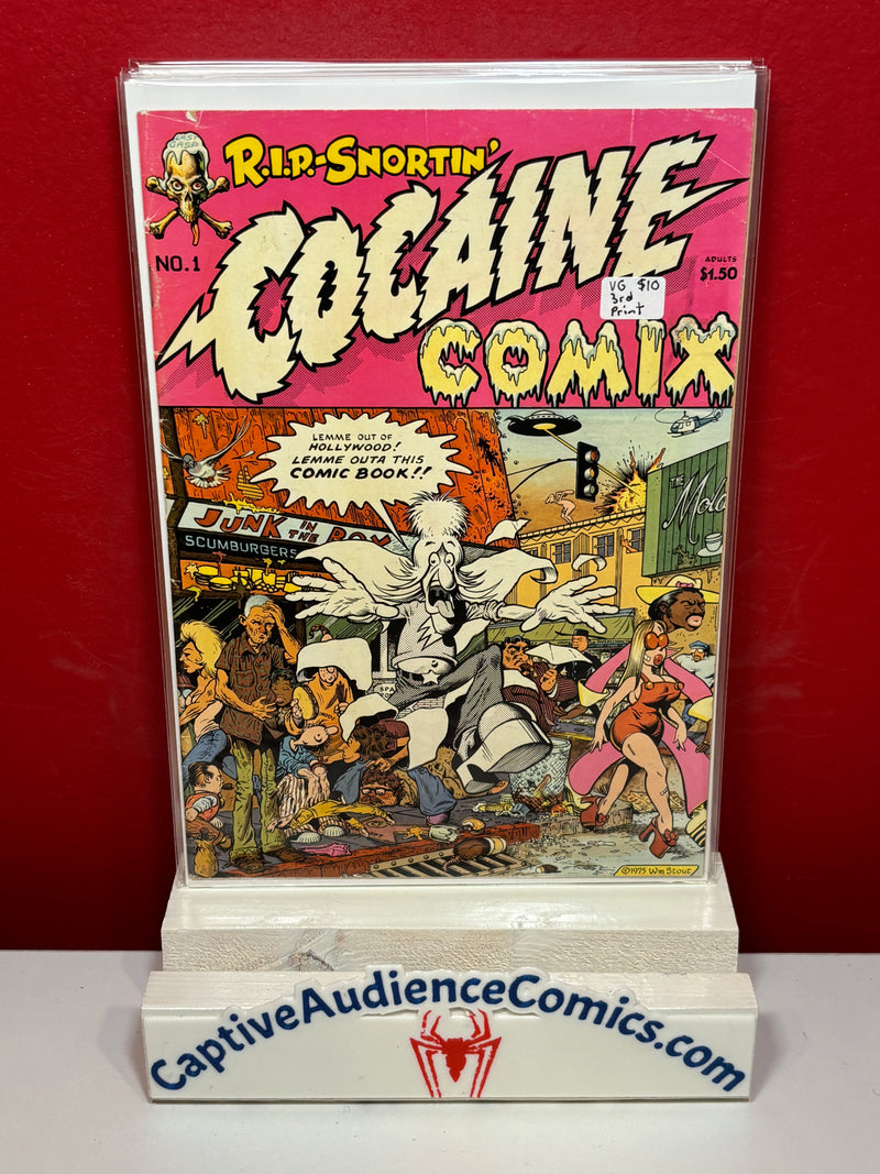 Cocaine Comix #1 - 3rd Print - VG