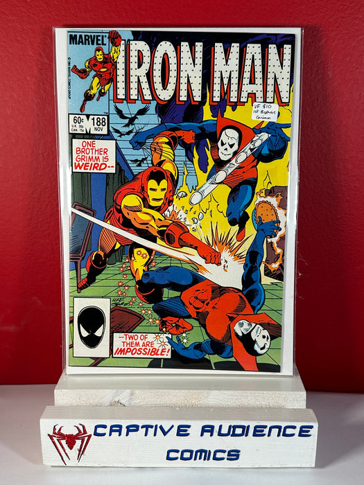 Iron Man, Vol. 1 #188 - 1st Brothers Grimm - VF