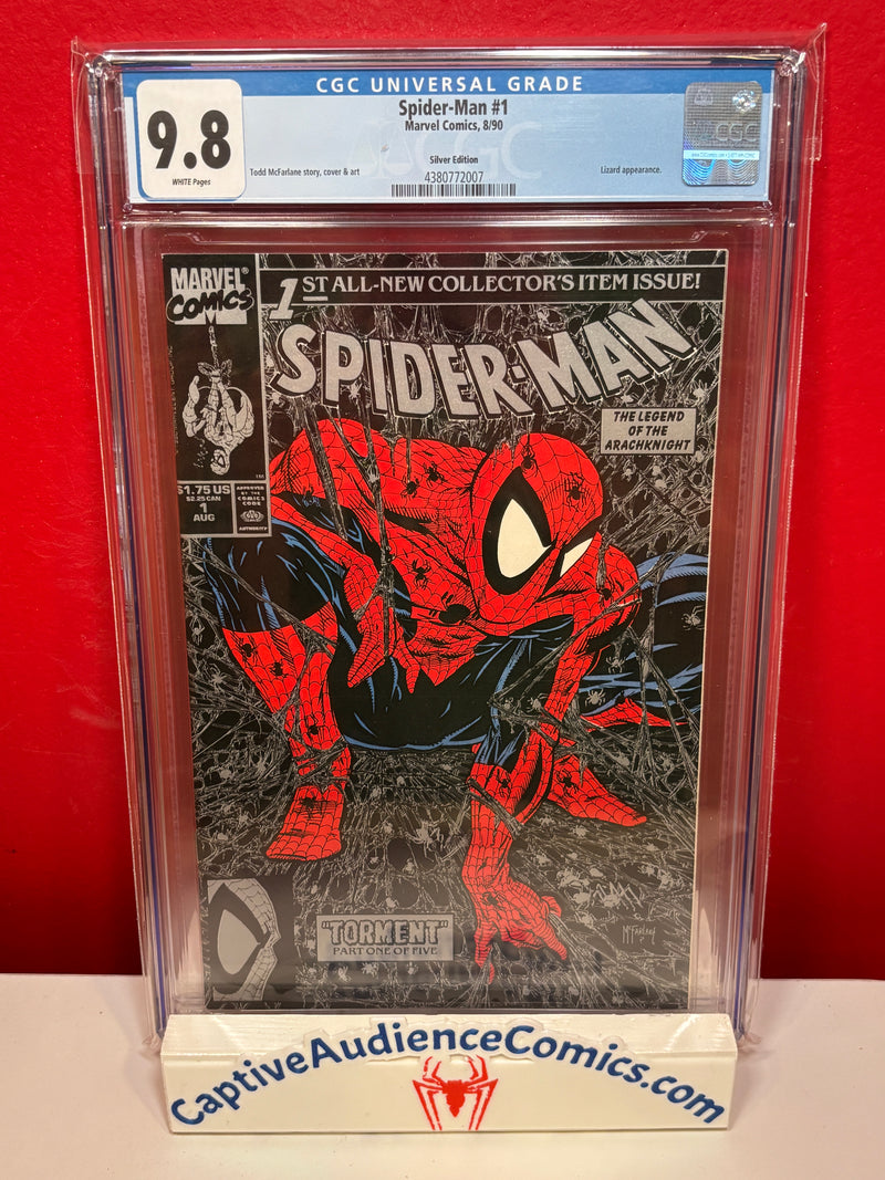 Spider-Man, Vol. 1 #1 - Silver Edition - CGC 9.8