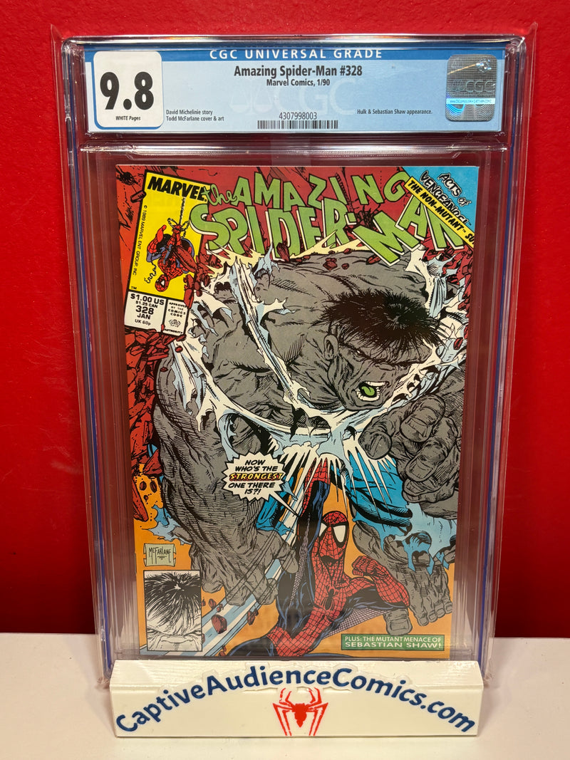 Amazing Spider-Man, The Vol. 1 #328 - Classic Todd McFarlane Cover - CGC 9.8