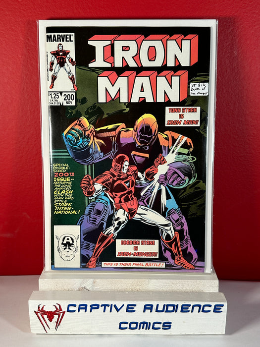 Iron Man, Vol. 1 #200 - Death of Iron Monger - VF