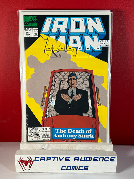 Iron Man, Vol. 1 #284 - Death of Tony Stark - VF-