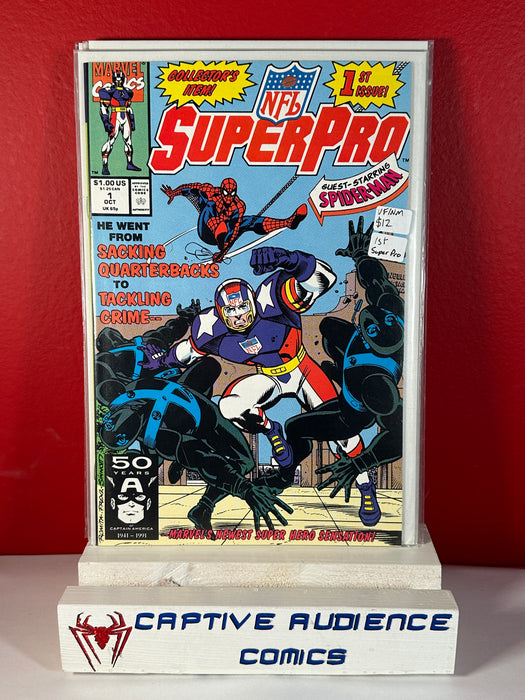 NFL SuperPro #1 - 1st Super Pro - VF/NM