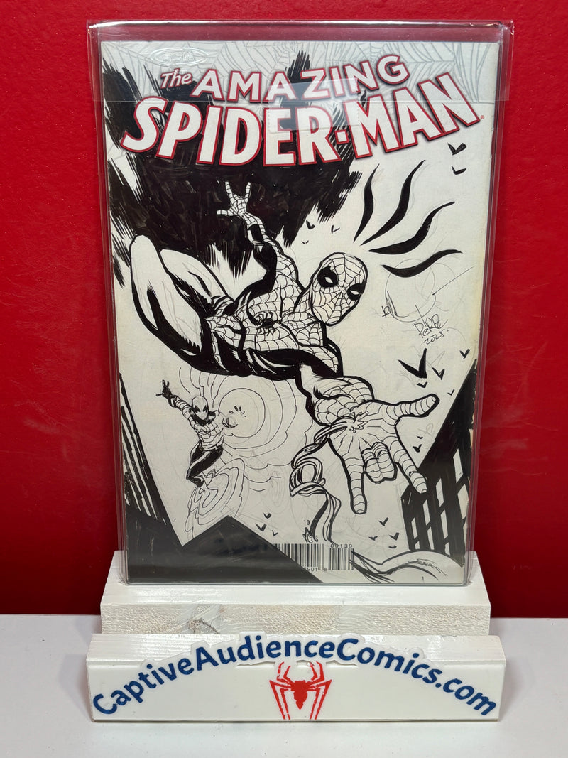 Amazing Spider-Man, The Vol. 3 #1 - Stan Lee Variant 5 Signatures + Sketch - VF/NM