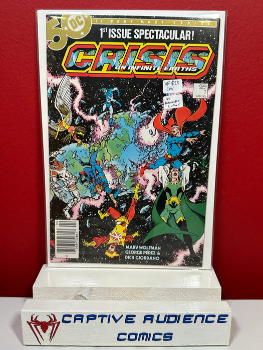 Crisis On Infinite Earths #1 - 1st Alexander Luthor - CPV - VF