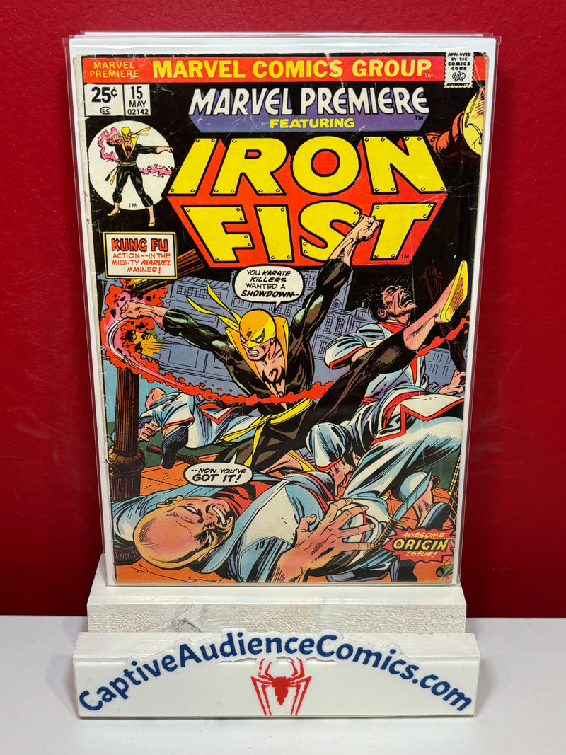 Marvel Premiere #15 - 1st Iron Fist - GD+