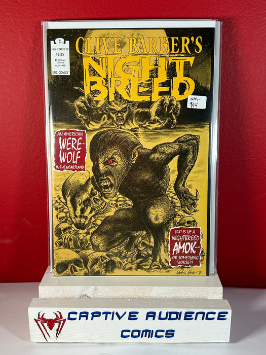 Clive Barker's: Night Breed #18 - NM-