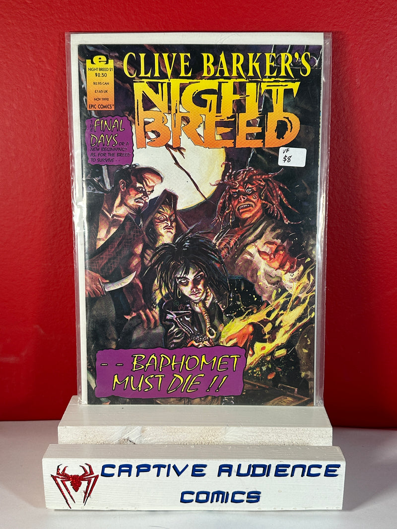 Clive Barker's: Night Breed #21 - VF