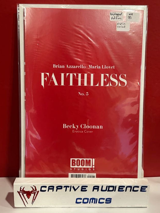 Faithless #5 - Erotica Variant - Polybagged Edition - NM