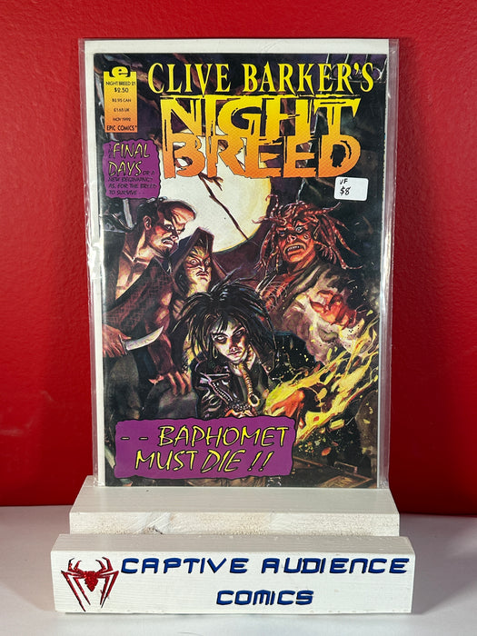 Clive Barker's: Night Breed #21 - VF