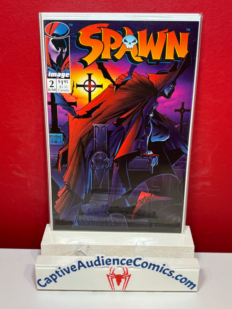 Spawn #2 - 1st Violater Clown Signed Ken Steacy - NM