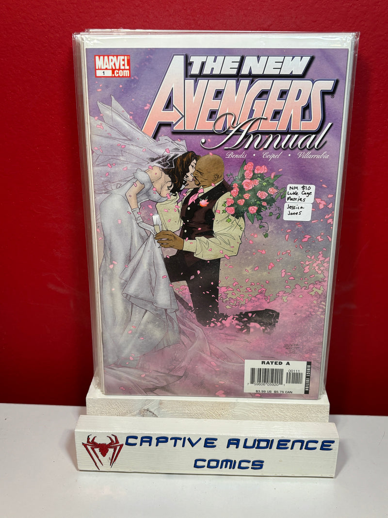 New Avengers, Vol. 1 Annual #1 - Luke Cage Marries Jessica Jones - NM