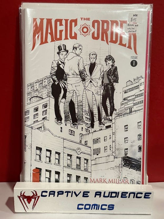 Magic Order, The #1 - Black and White Variant - NM