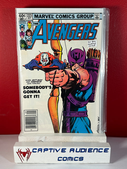 Avengers, The Vol. 1 #223 - Newsstand Variant - FN+