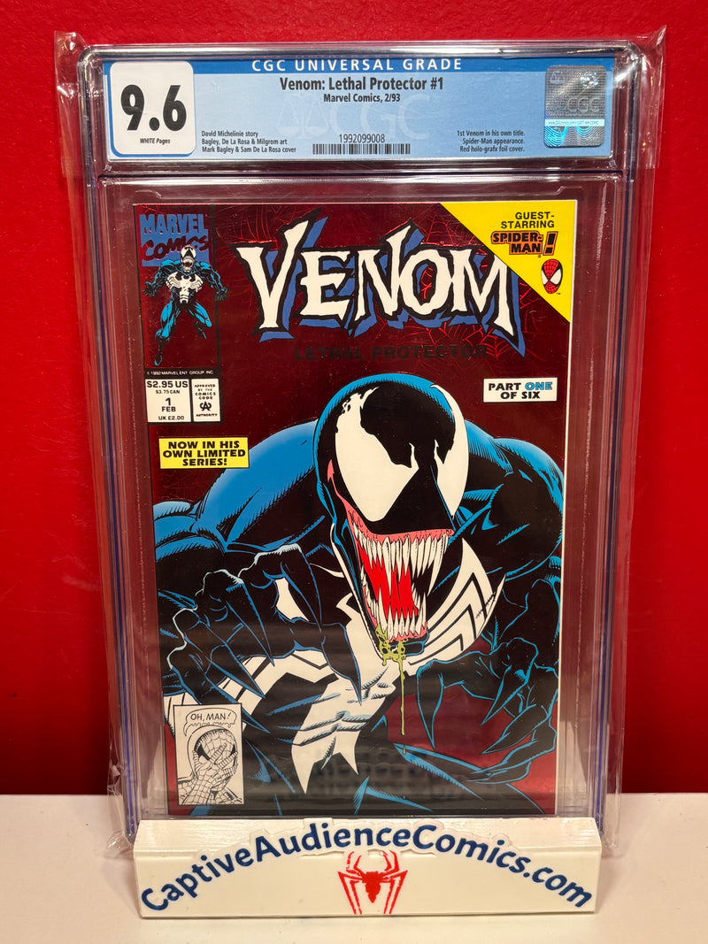 Venom: Lethal Protector, Vol. 1 #1 - 1st Solo Venom - CGC 9.6