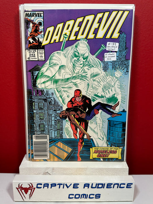 Daredevil, Vol. 1 #243 - Newsstand Variant - 1st Menbo - 1st Mameless One - VF-