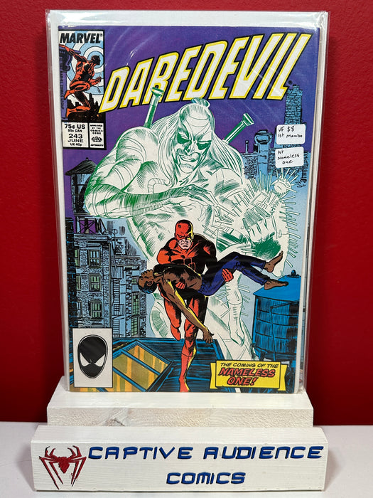 Daredevil, Vol. 1 #243 - 1st Mamba - 1st Nameless One - VF