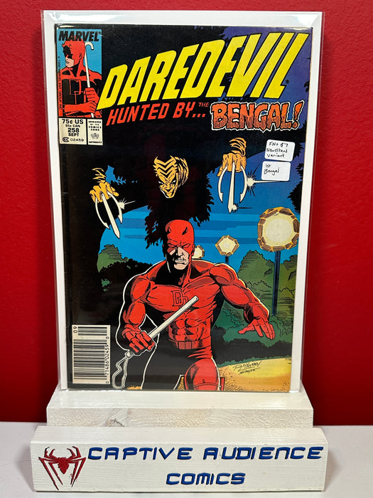 Daredevil, Vol. 1 #258 - Newsstand Variant - 1st Bengal - FN+