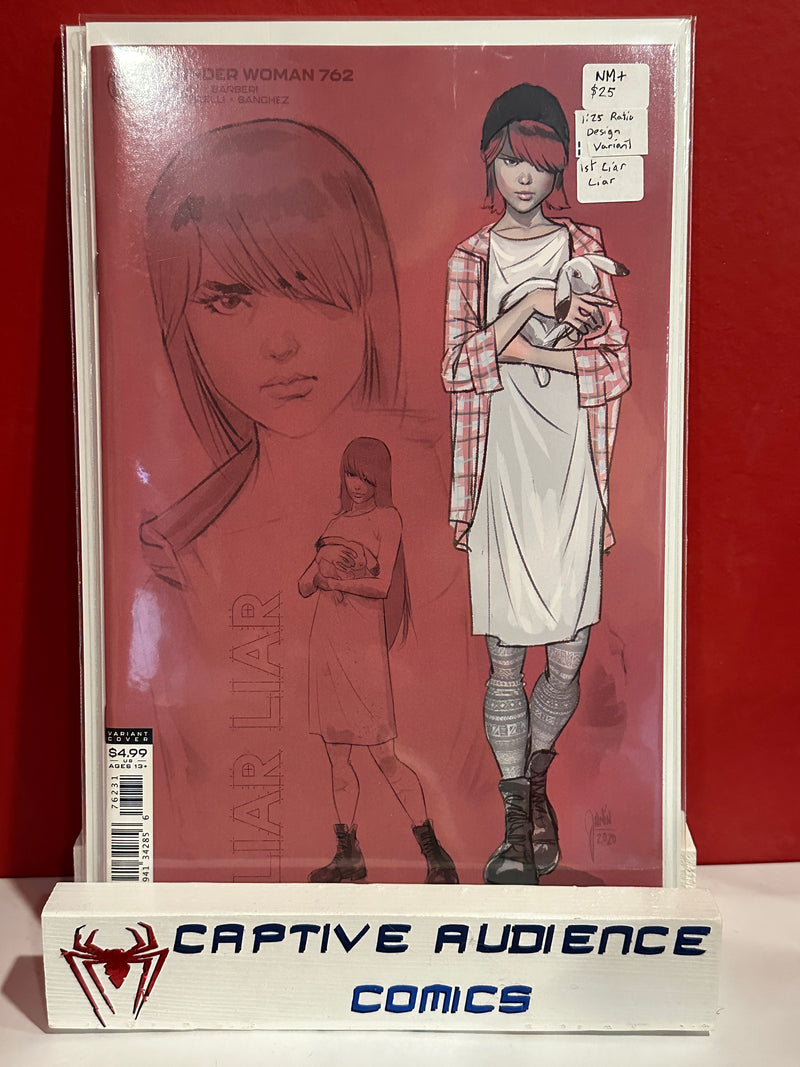 Wonder Woman, Vol. 5 #762 - 1:25 Ratio Design Variant - 1st Ciar Liar - NM+