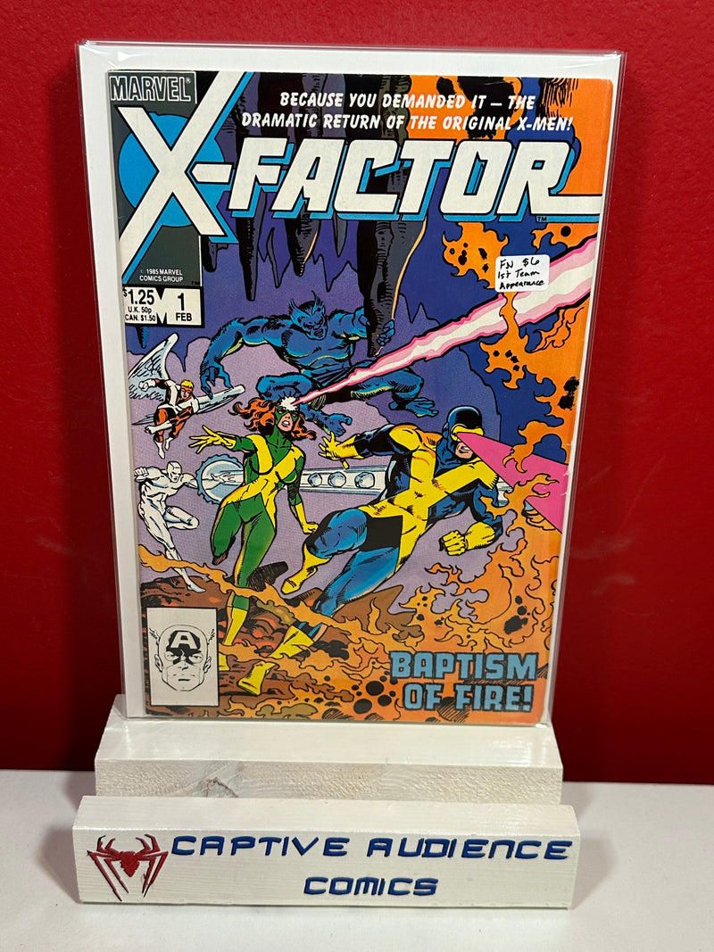 X-Factor, Vol. 1 #1 - 1st Team Appearance - FN