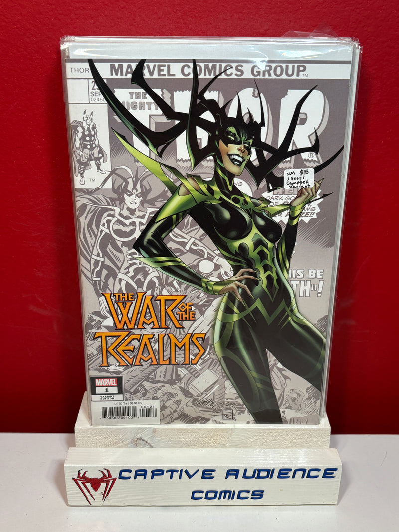 War of the Realms #1 - J Scott Campbell Variant - NM