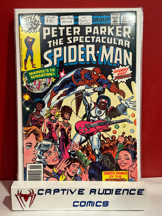 Spectacular Spider-Man, The Vol. 1 #24 - Newsstand Edition - 1st Hypno-Huster - VF/NM
