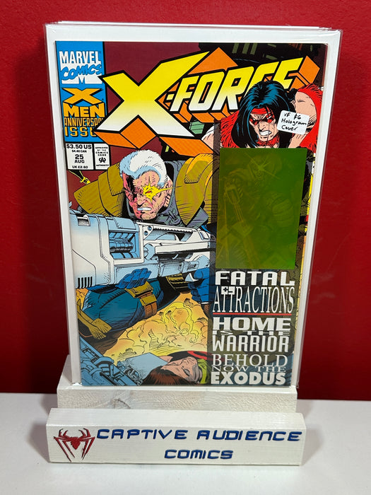 X-Force, Vol. 1 #25 - Hologram Cover - VF