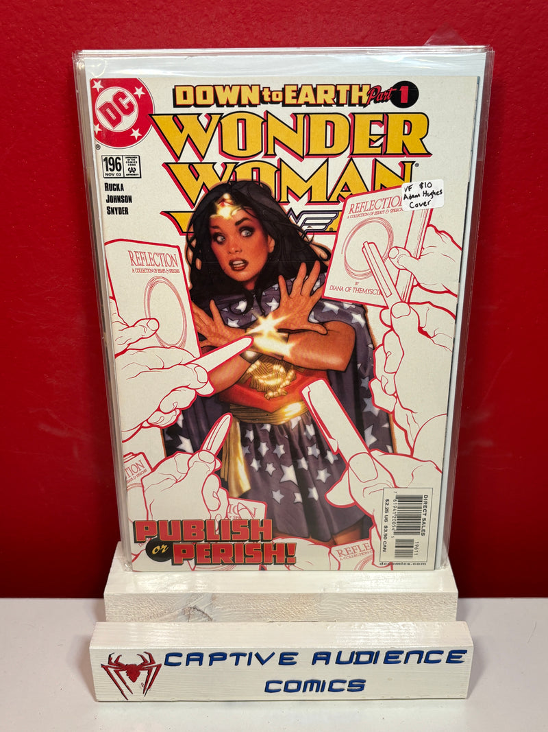 Wonder Woman, Vol. 2 #196 - Adam Hughes Cover - VF