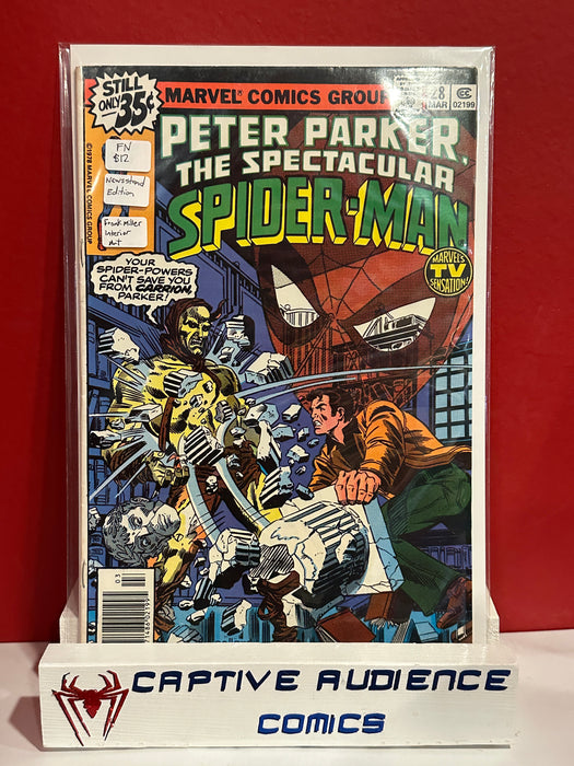 Spectacular Spider-Man, The Vol. 1 #28 - Newsstand Edition - Frank Miller Interior Art - FN