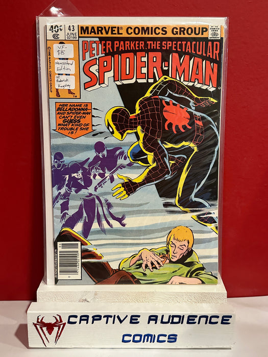 Spectacular Spider-Man, The Vol. 1 #43 - Newsstand Edition - 1st Roderick Kingsley - VF-